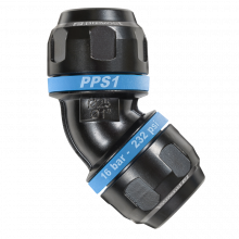 PPS1 4C - Codo igual 45° de aluminio